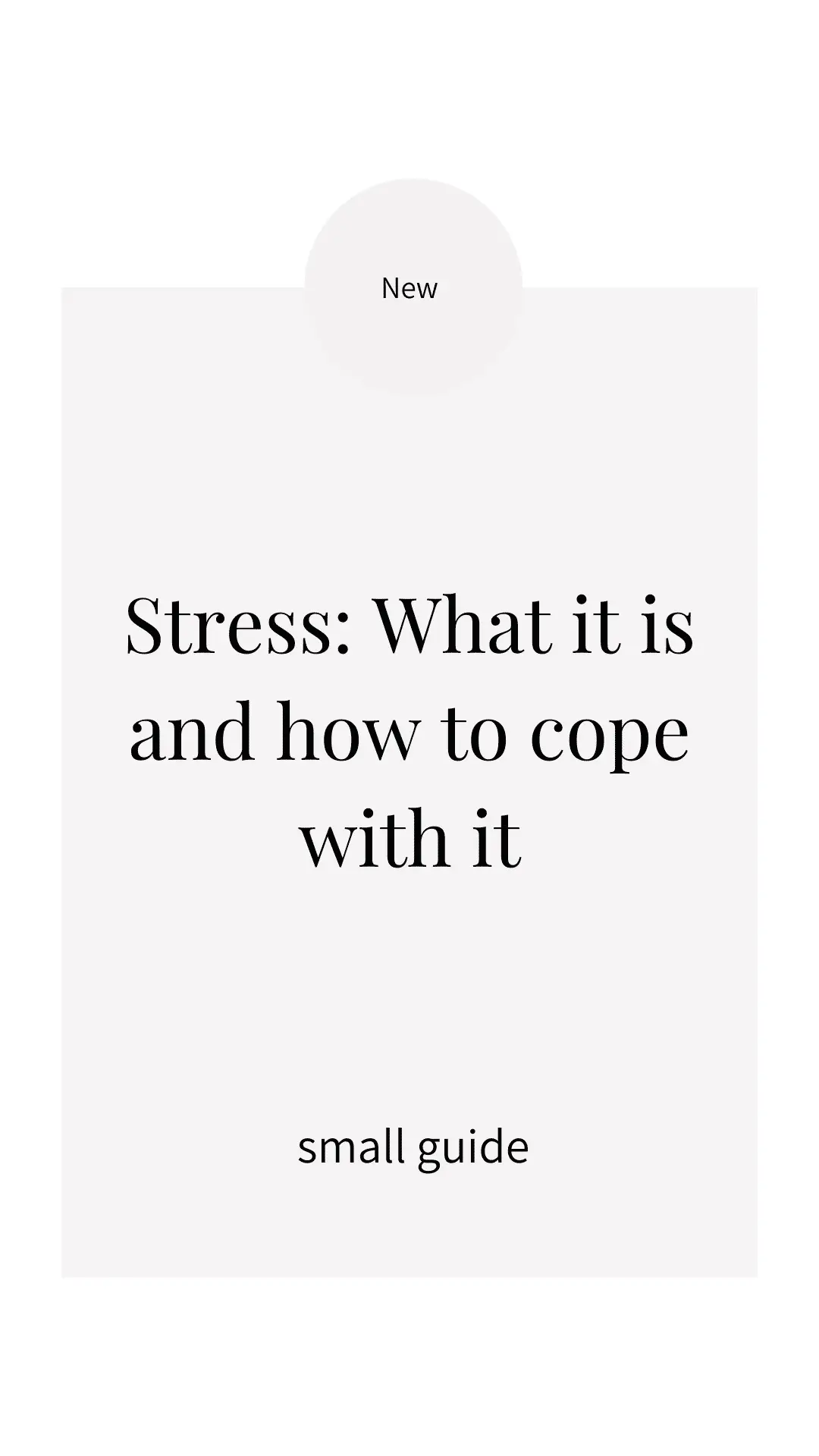 Stress Blogbeitrag Pinterest
